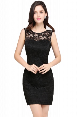 Cheap Scoop Sheath Lace Homecoming Dresses_6
