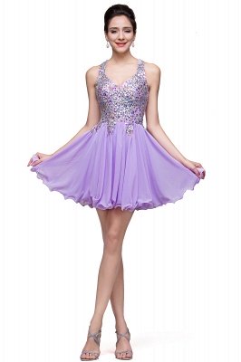 A-line Sweetheart Short Sleeveless Chiffon Prom Dresses with Crystal Beads_11