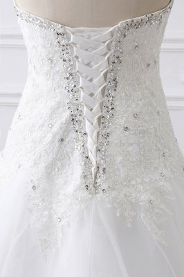 Princess Sweetheart Tulle Wedding Dress With Lace