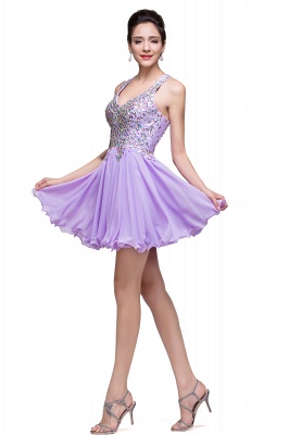 A-line Sweetheart Short Sleeveless Chiffon Prom Dresses with Crystal Beads_12
